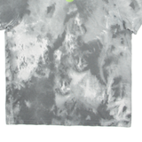 ADIDAS ORIGINALS Tie-Dye Womens T-Shirt Grey Crew Neck UK 8