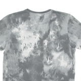 ADIDAS ORIGINALS Tie-Dye Womens T-Shirt Grey Crew Neck UK 8