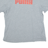 PUMA Mens T-Shirt Grey Crew Neck 2XL