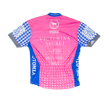 AK APPAREL Cycling Womens Jersey Pink 1/2 Zip M