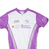 F2R Cycling Mens Jersey Purple 1/2 Zip L