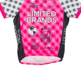 PRIMAL Cycling Womens Jersey Pink 1/2 Zip L