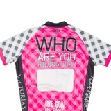 PRIMAL Cycling Womens Jersey Pink 1/2 Zip L