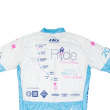 LOUIS GARNEAU Cycling Mens Jersey Blue 1/2 Zip M