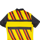 Cycling Mens Jersey Yellow 1/4 Zip Nylon M