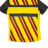 Cycling Mens Jersey Yellow 1/4 Zip Nylon M