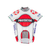 SWISS QUALITY Cycling Full Zip Mens Jersey White L