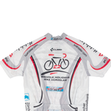 MAX HUERZELER Cycling Full Zip Mens Jersey White M