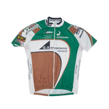 BIO RACER Cycling Full Zip Mens Jersey Green L