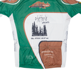 BIO RACER Cycling Full Zip Mens Jersey Green L