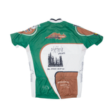BIO RACER Cycling Full Zip Mens Jersey Green L