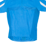 ZIENER Cycling Mens Jersey Blue 1/4 Zip XL