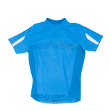 ZIENER Cycling Mens Jersey Blue 1/4 Zip XL
