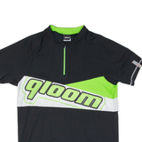 QOM Cycling Mens Jersey Black 1/4 Zip L