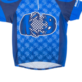 KB Cycling Mens Jersey Blue 1/4 Zip M