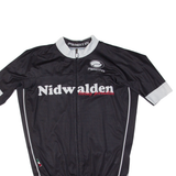 PARENTINI Cycling Full Zip Mens Jersey Black M