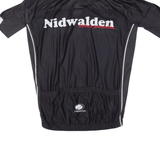 PARENTINI Cycling Full Zip Mens Jersey Black M