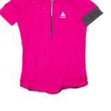ODLO Cycling Womens Jersey Pink 1/2 Zip M