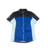 CRIVIT Cycling Full Zip Womens Jersey Blue L