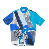 Cycling Mens Jersey Blue 1/4 Zip XL