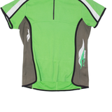 KTEC Cycling Mens Jersey Green 1/4 Zip M