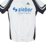 OWAYO Cycling Full Zip Mens Jersey White M