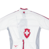 SUGO Cycling Mens Jersey White 1/2 Zip S