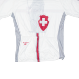 SUGO Cycling Mens Jersey White 1/2 Zip S