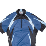 XWAVE Cycling Mens Jersey Blue 1/4 Zip M