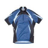 XWAVE Cycling Mens Jersey Blue 1/4 Zip M