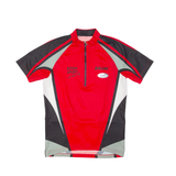 LOFFLER Cycling Mens Jersey Red 1/2 Zip M