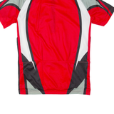 LOFFLER Cycling Mens Jersey Red 1/2 Zip M