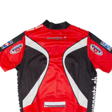 GOLDEST Cycling Mens Jersey Red 1/4 Zip L