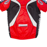 GOLDEST Cycling Mens Jersey Red 1/4 Zip L