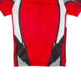 LOFFLER Cycling Mens Jersey Red 1/4 Zip S