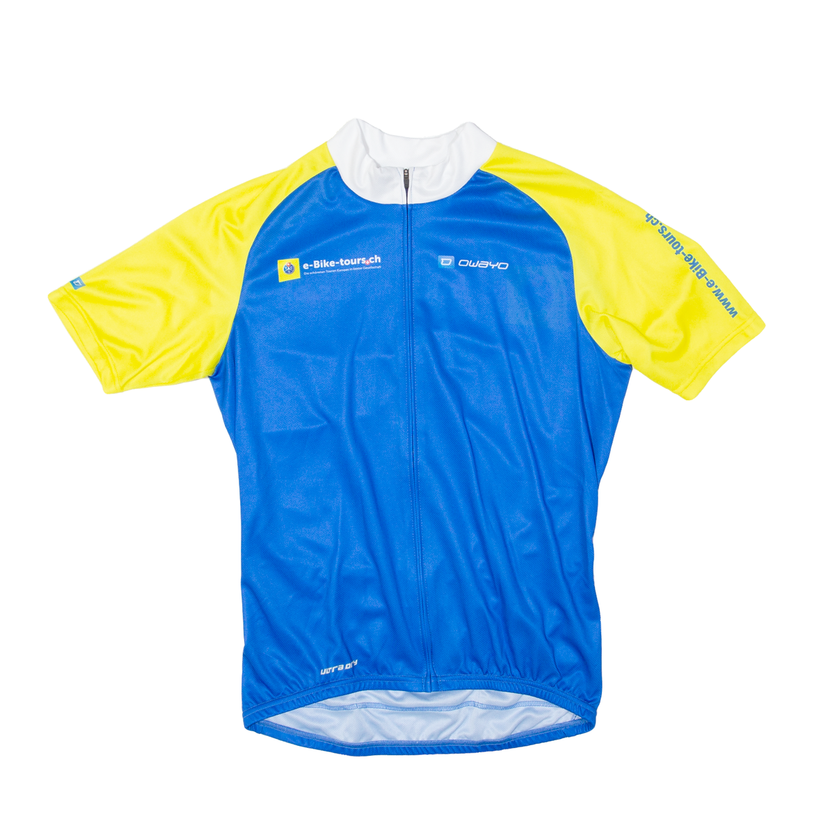OWAYO Cycling Full Zip Mens Jersey Blue M – Cerqular