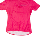 INNOVATION TECHNOLOGY Cycling Womens Jersey Pink 1/4 Zip L