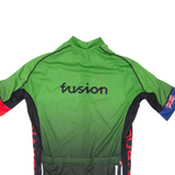 JAKROO Cycling Full Zip Mens Jersey Green S