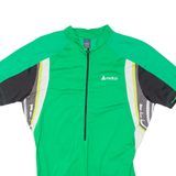 OLDO Cycling Mens Jersey Green 1/2 Zip L