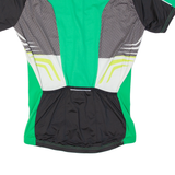OLDO Cycling Mens Jersey Green 1/2 Zip L
