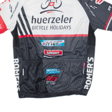 HUERZELER Cycling Full Zip Mens Jersey Black L