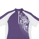 LOFFLER Cycling Womens Jersey Purple 1/4 Zip S