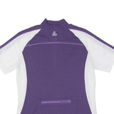 LOFFLER Cycling Womens Jersey Purple 1/4 Zip S