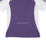 LOFFLER Cycling Womens Jersey Purple 1/4 Zip S