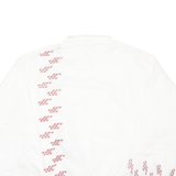 LA BASILESE Hidden Hood Womens Track Jacket White M