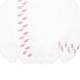 LA BASILESE Hidden Hood Womens Track Jacket White M