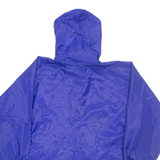 K.WAY Mens Windbreaker Jacket Blue Hooded XS