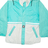 K.WAY Mens Windbreaker Jacket Green Hooded 2XL