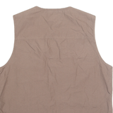 BRUGI Mens Waistcoat Brown M