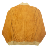 GAZA Mens Biker Jacket Brown L